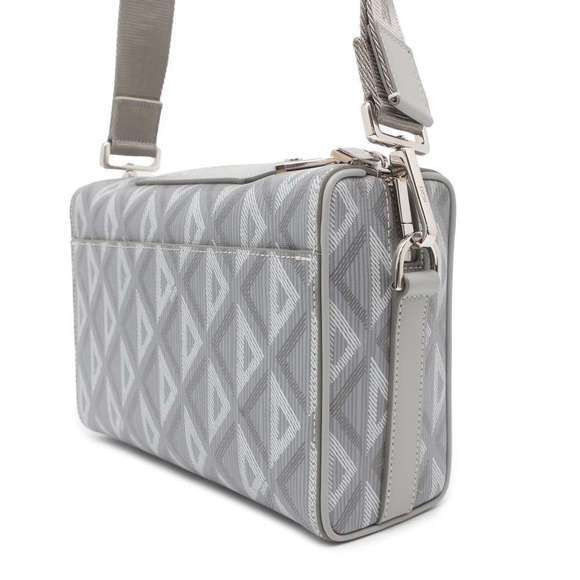 Dior Christian Lango CD Diamond Shoulder Bag Grey - Picture 1 of 8